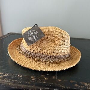 Wallaroo Women’s Raffia Cowboy Sun Hat With Beaded Band